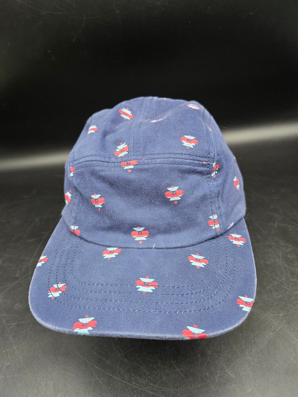 Hollister Blue Aztec Print Strapback Camp Hat One Size Adjustable Cap